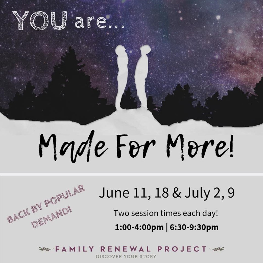 I want YOU individually to come to&nbsp;this